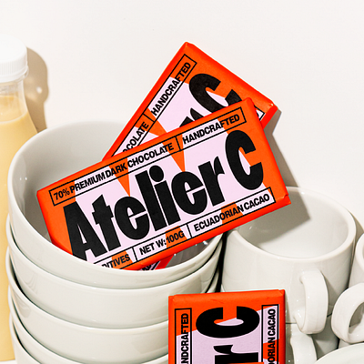 Atelier C | Premium Chocolate | Branding | Packaging Design bold design brand design brand identity branding chocolate design food graphic design identity illustration label logo packaging product design sweet