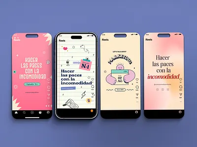 Reels/Storys Templates branding caracter design design graphic design illustration instagram instagram feed reels social media storys vector