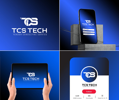 This is my latest project for the TCS TECH logo design agency logo bussiness logo company logo graphic design graphic designer logo logo brand logo brand identity logo branding logo design logo desiner logo idea logo maker logos minimal logo tcs icon logo tcs logo