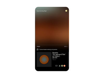 Mindful Mobile Experience Concept calm interface daily routine experience concept focus mode guided session interaction design mental health mindful app mindful mobile minimalist layout mobile design mobile interface mobile ui productivity flow session invite smooth transition soft visuals ui wellness app