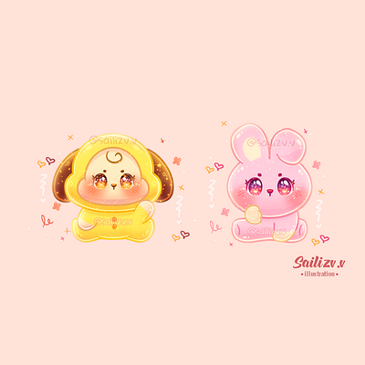 Fanart Art Kawaii BT21 by sailizv adorable adorable lovely artwork concept creative cute art design digitalart illustration