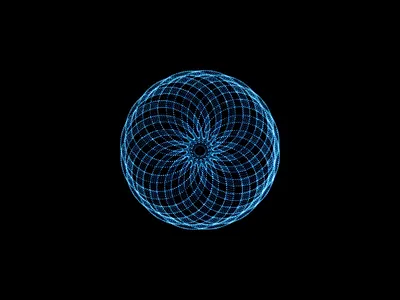 Orb exploration 3d abstract agency ai animation blue branding circle clean dark effect glow graphic design logo motion graphics orb sphere ui