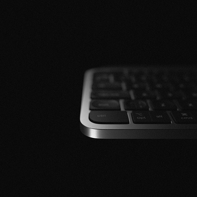 Logitech MX Keys S 3d animation lighting motion graphics