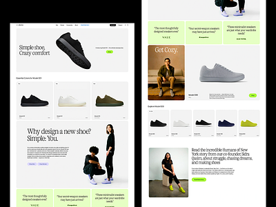Modern Shoe Store Web Design buying journey clean visuals ecommerce design ecommerce ui fashion store homepage design lifestyle branding minimalist ui modern design product layout product page responsive design shoe website shopping flow store ui showcase ux inspiration visual storytelling web interface