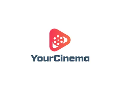 Play_cineme_logo app logo brandiderntity branding brandmark cinema logo companylogo design graphic design illustrator logo play logo reel logo