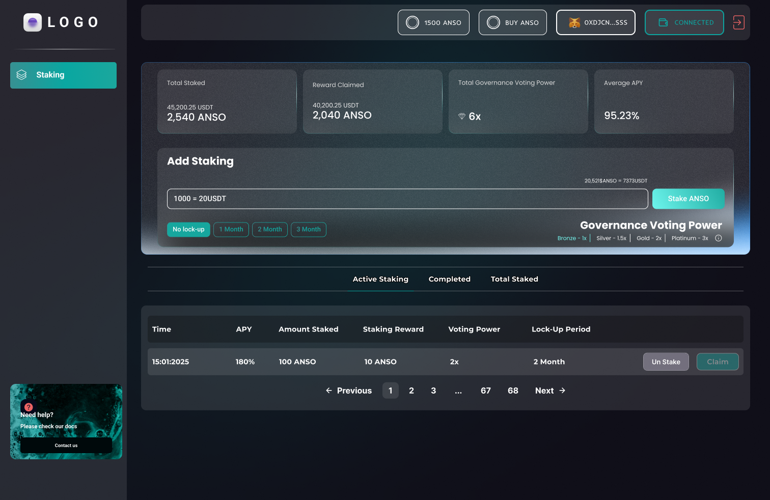 AnsoFinance – Solana-Based DeFi Platform with Successful ICO by Usama  Ashraf on Dribbble