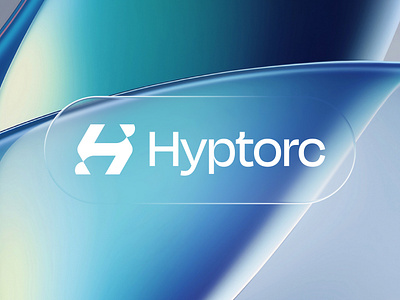 Hyptorc Logo Design abstract logo brand identity branding creative gradient logo h logo icon innovative letter logo liquid glass logo logo design logo designer logotype modern logo saas symbol tech web3