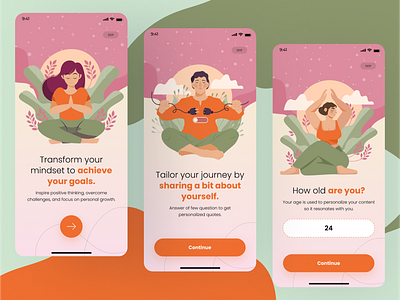 Positive Thinking App graphic design logo motion graphics