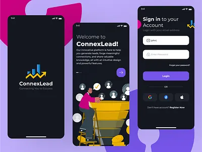 Lead Genration App branding graphic design motion graphics