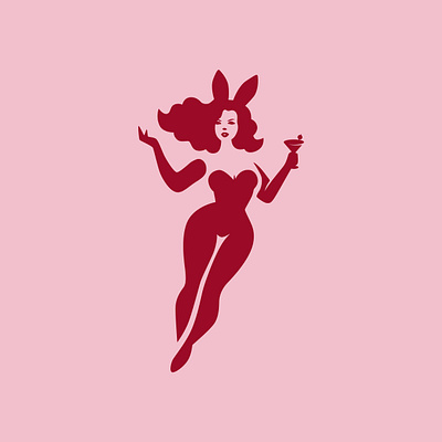 Sweet girl branding cherry cocktail design girl graphic design icon illustration logo logo design play sweet vector woman