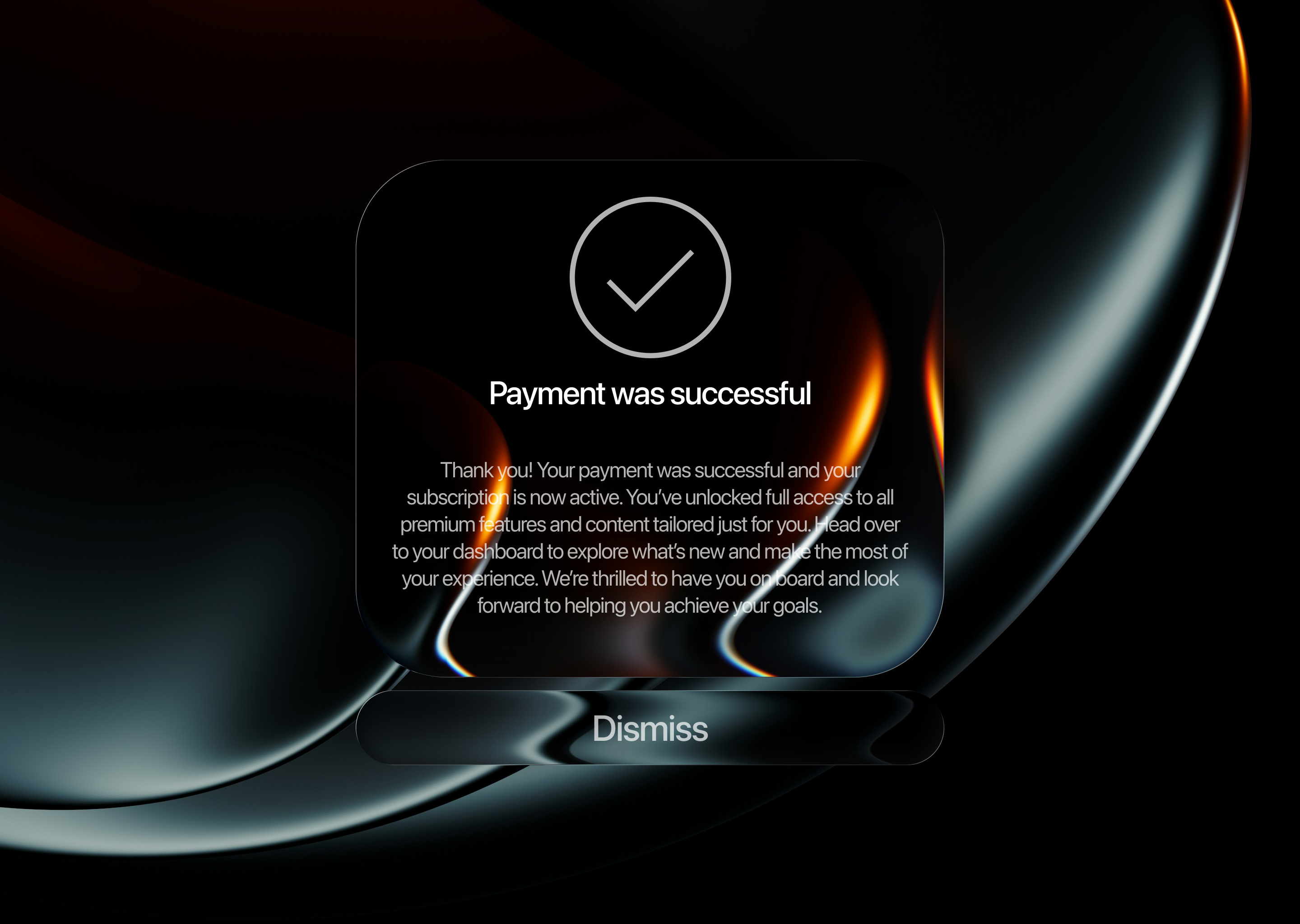 Flash Message- DailyUI #011 daily ui dailyui flash message flashmessage liquid glass liquidglass ui