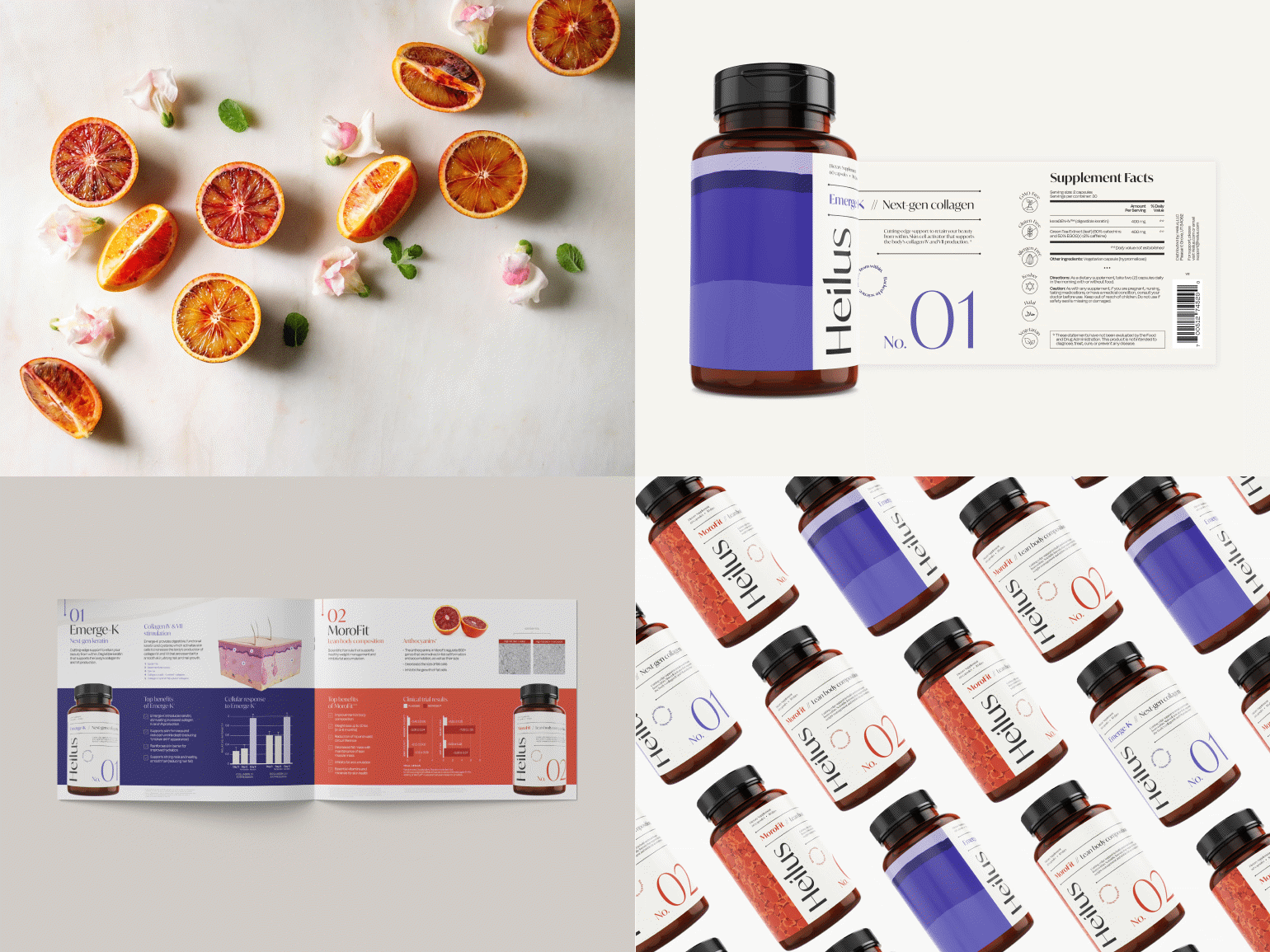 Heilus Branding Snapshot beauty brand design brand identity branding clinical packaging design print design visual identity