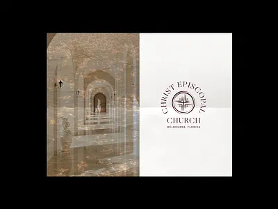 Chris Episcopal Church Badge Logo Design brand design brand identity branding church branding church logo episcopal church logo logo design logo design branding logo design concept wayfinding