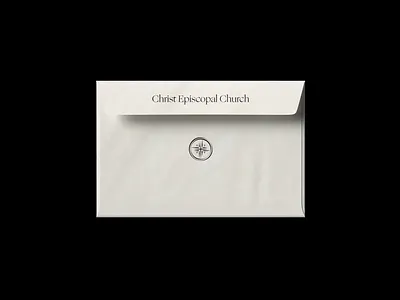 Christ Church Envelope and Stationary brand design brand identity branding church branding church stationary design envelope design logo logo design logo design branding logo design concept stationary