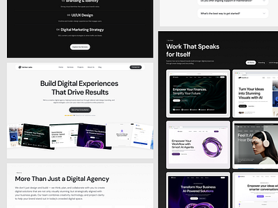 Vertex Labs – Digital Agency Landing Page agency clean design digital agency landing page marketing minimalist modern ui ux web design