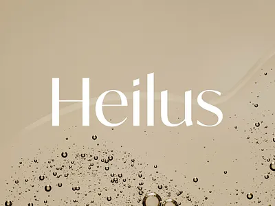 Heilus Logo & Brand Identity beauty brand branding dermatology design graphic design logo skincare visual identity
