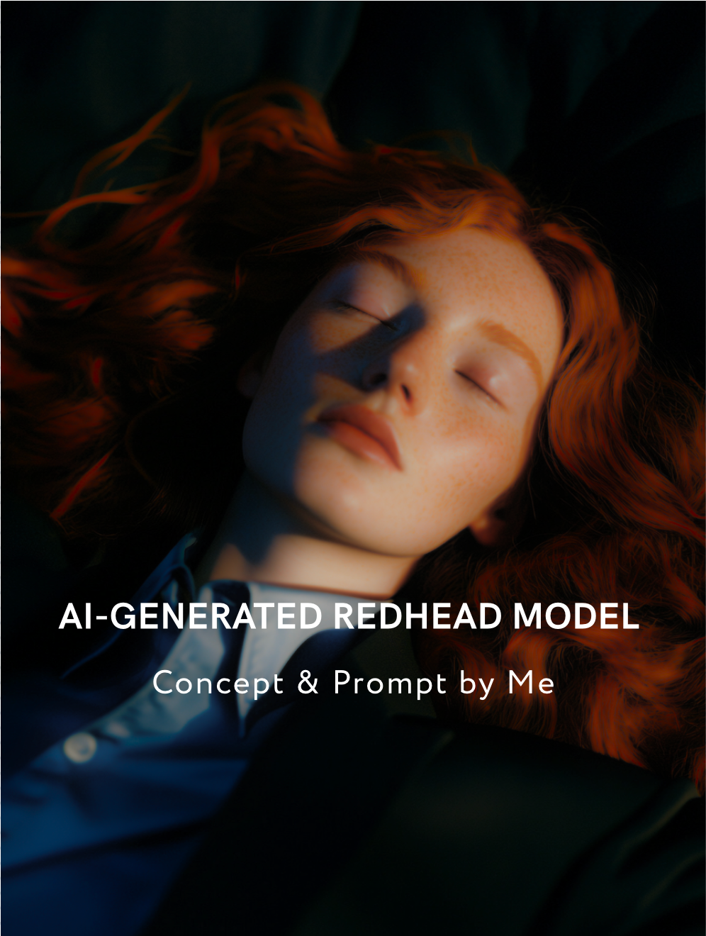 AI/ REDHEAD MODEL branding design graphic design illustration logo typography vector