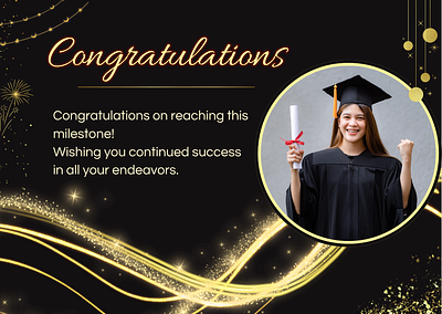 Graduation Congratulations poster