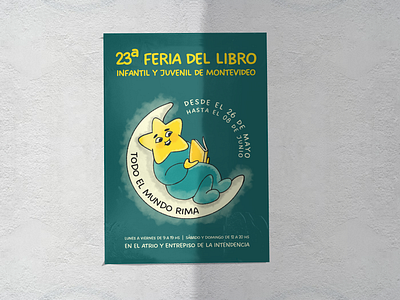 Poster Feria del Libro Infantil y Juvenil de Montevideo 2025 art books design graphic design illustration libro libros poster