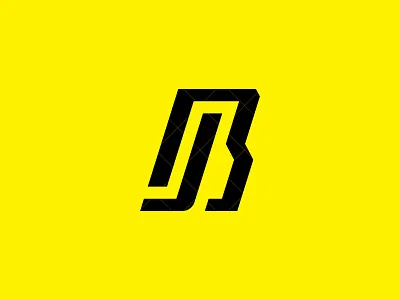 BJ monogram bj bj logo bj monogram branding design digital art graphic design icon identity jb jb logo jb monogram letter mark logo logo design logotype monogram sidi typography vector