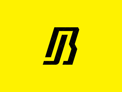 BJ monogram bj bj logo bj monogram branding design digital art graphic design icon identity jb jb logo jb monogram letter mark logo logo design logotype monogram sidi typography vector
