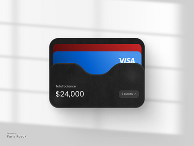 Fintech Wallet UI figma framer no code ui wallet ui web design