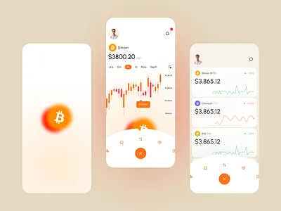 Crypto Trading App UI app design branding design graphic design icon illustration logo minimal product design ui ux vector