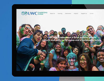 UWC CHANGSHU Website Design layout website design