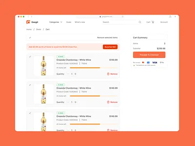 Day 58 | Shopping Cart | 100 Days UI Challenge 100 days design design inspiration desktop figma mobile ui uiux ux