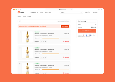 Day 58 | Shopping Cart | 100 Days UI Challenge 100 days design design inspiration desktop figma mobile ui uiux ux