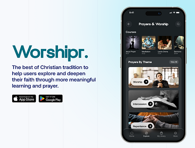 Faith-based Mobile Application User-Interface Design figma ui ux