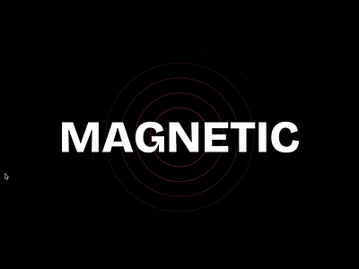 Magnetic 🧲 animation component framer magnetic motion graphics plugin ui web webflow website