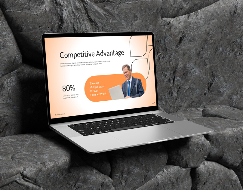 Business Pitch Deck Presentation annual report business business data business pitch deck chart company report infographic pitch deck presentation