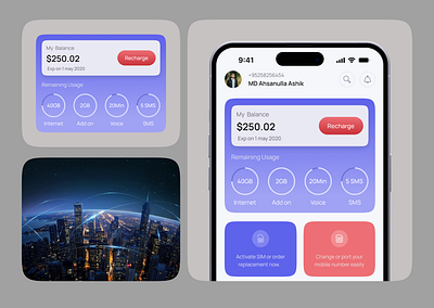 Yaqoot - Internet Provider Mobile App app app design data data plan data usage flexi plan internet mobile app mobile balance mobile plan mobile recharge network network ui t plan recharge smart device shopping telecom app ui ux