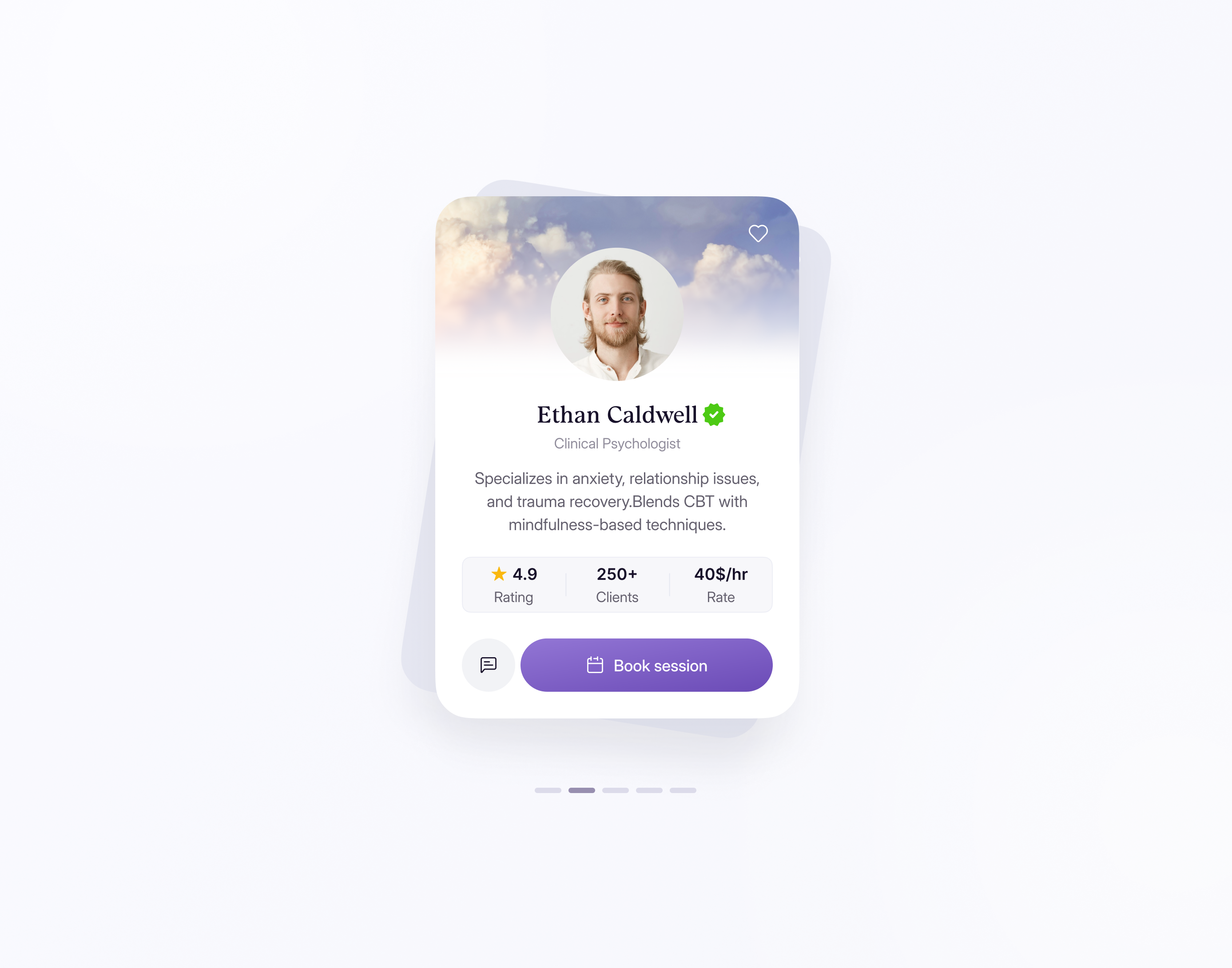 User Profile UI branding clean design dailyui design illustration landing page product design ui user profile ux uxui web design