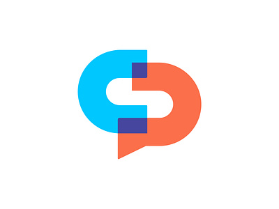 letter CP-PC overlap logo design abstract ai app icon symbol blockchain brand identity branding cp logo crypto logo design fintech letter cp logo lettermark logo logo design modern logo overlap pc logo softwere startup tech logo