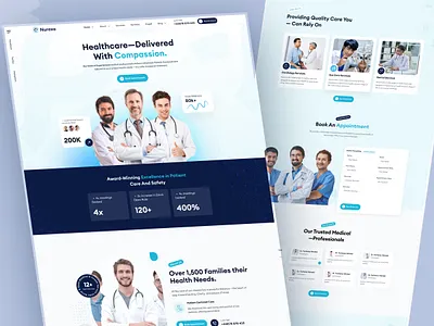 Medical: Healthcare Service Website | Doctor Landing Page | Home clinicwebsite doctorbooking healthcareplatform healthcareui hospitalwebdesign medicalux medicalwebsite patientcare uiuxdesign usercentereddesign webdesign2025 webdesigninspiration webui