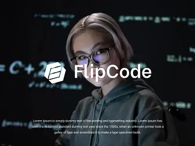 FlipCode Logo, Coding Logo & Brand Identity brand design brand identity brand logo code logo coding logo graphic design letter logo logo logo design logo redesign minimal logo saas logo software logo startup logo tech logo techno logo technology logo visual identity