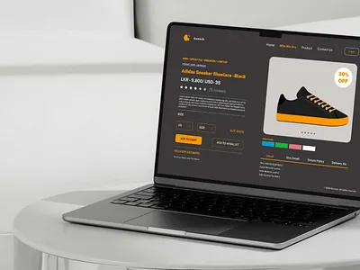 Daily UI_033: Product Page Redesign dailyui032 dailyuichallenge ecommerceui figma gannalk productcustomization sneakerpage ui uidesign ux webdesign