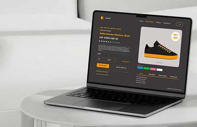 Daily UI_033: Product Page Redesign dailyui032 dailyuichallenge ecommerceui figma gannalk productcustomization sneakerpage ui uidesign ux webdesign