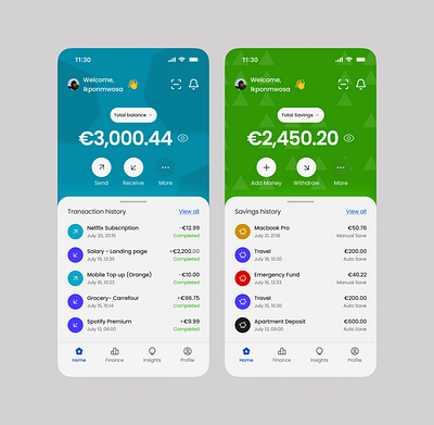 dashboard exploration dashboard fintech money ui