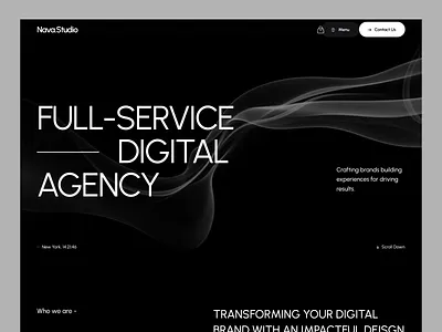 Nava Studio - Agency Marketing Website agency website framer template website landing page design marketing agency template marketing website nava studio no code website studio website webflow template webflow website website design