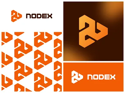 Nodex Logo Design branding concept connection connectivity design geometric gradient graphic design illustration letter n logo logo design minimal monogram node startup symbol tech technology web3