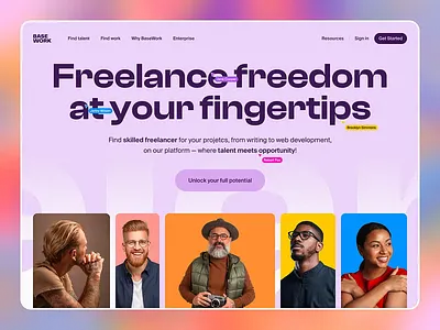 Freelance Marketplace Website remote work platform