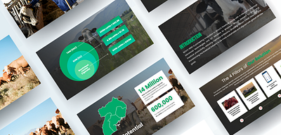 Pitch Deck for NOA'S HERD Africa africa agritech branding business presentation client presentation design google slides graphic design infographics pitch deck designer powerpoint design powerpoint presentation ppt ppt slides presentation deck presentation design slides tech