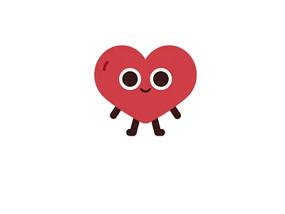 Arrow shot heart 2d 2d animation after effects animation character design flat gif illustration motion