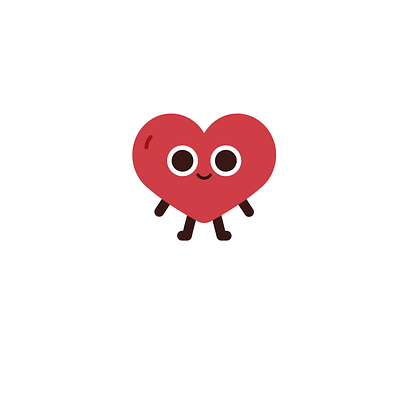 Arrow shot heart 2d 2d animation after effects animation character design flat gif illustration motion
