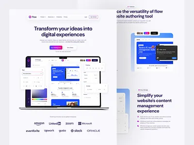 AI Website Builder landing page ai website builder design landing page saas saas website web web design website website redesign