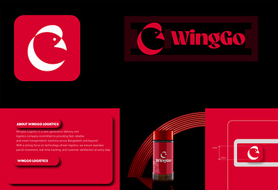WingGo Logistics – Smart Delivery, Seamless Movement bangladesh logistics bird logo clean design courier delivery express service fast service forward movement logistics minimal modern logo motion parcel red logo smart delivery speed symbolic logo tech courier transport winggo
