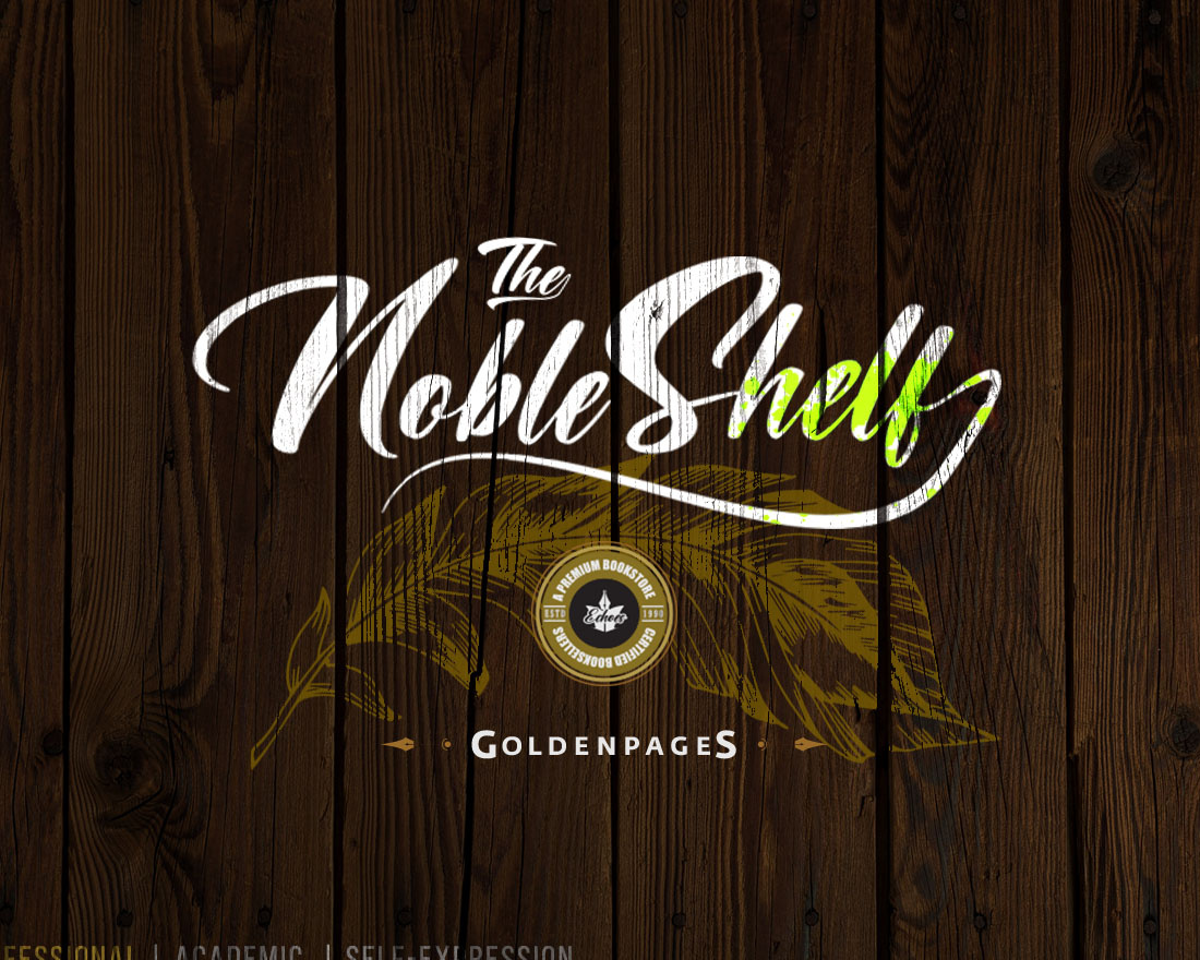 The NobleShelf Bookstore | Logo Design. art branding graphic design illustration logo design logoo